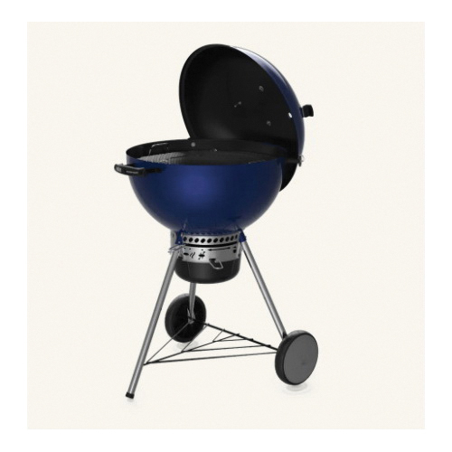 Weber Master-Touch Series 14516001 Charcoal Grill, 1-Grate, 363 sq-in Primary Cooking Surface, Deep Ocean Blue - 4