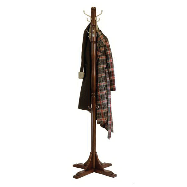 Winsome 40972 Jera Coat Tree, 24 in W, 72 in H, Solid Wood, Cappuccino - 2