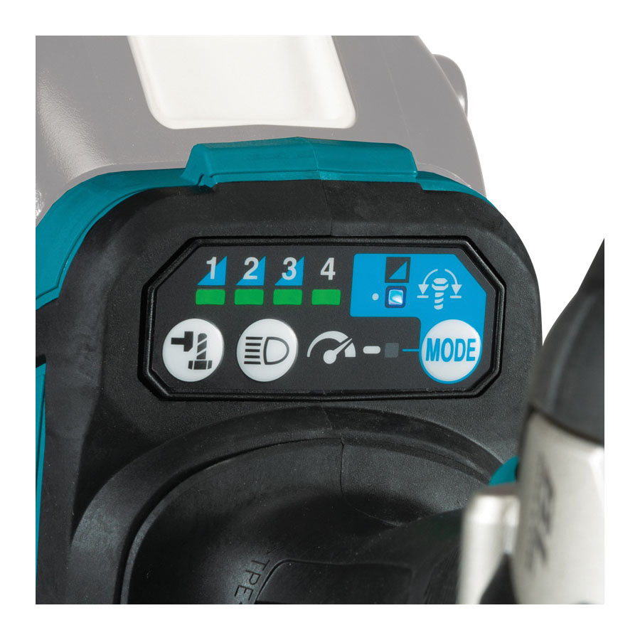 Makita XWT17Z Impact Wrench, Tool Only, 18 V, 1/2 in Drive, Square Drive, 0 to 2700 ipm, 0 to 2200 rpm Speed - 2