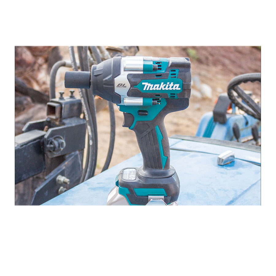 Makita XWT17Z Impact Wrench, Tool Only, 18 V, 1/2 in Drive, Square Drive, 0 to 2700 ipm, 0 to 2200 rpm Speed - 4