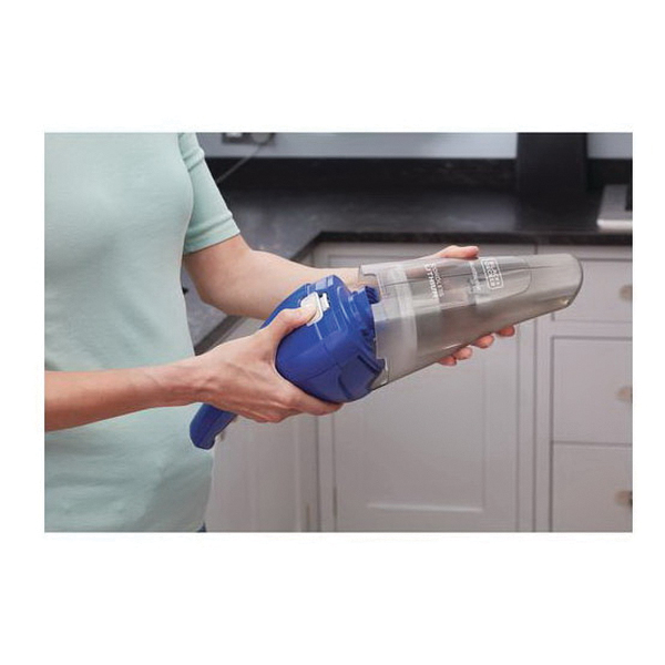 Black+Decker dustbuster HNVC115J22 Cordless Handheld Vacuum, 10.9 oz Vacuum, 3.6 V Battery, Lithium-Ion Battery, Cobalt - 3