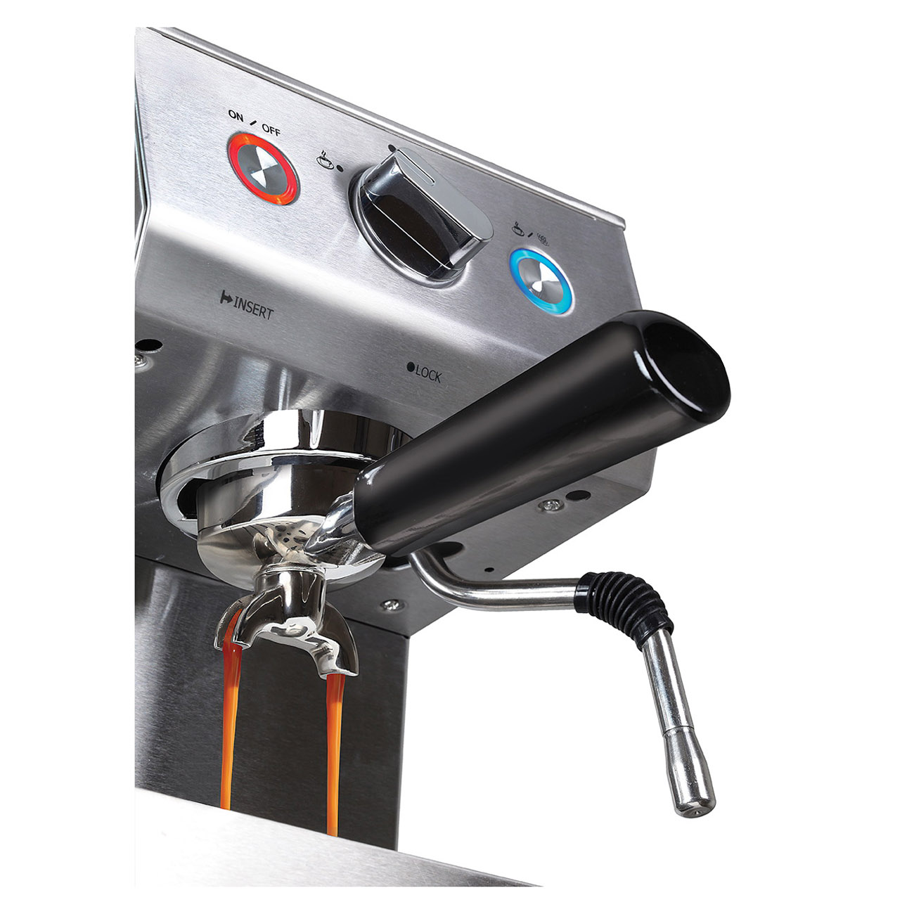 Capresso Cafe Select Series 126.05 Espresso/Cappuccino Machine, 1050 W, Stainless Steel - 3