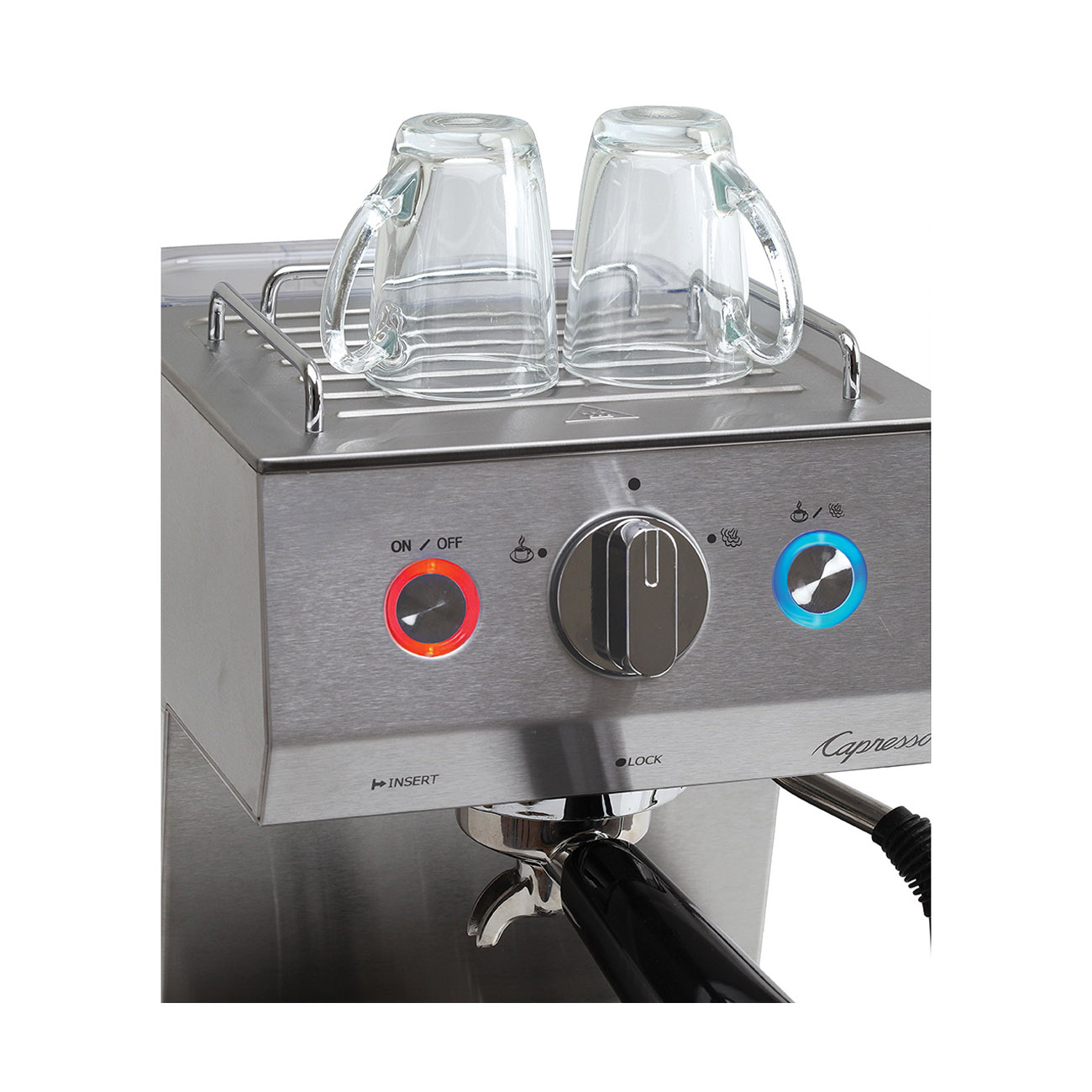 Capresso Cafe Select Series 126.05 Espresso/Cappuccino Machine, 1050 W, Stainless Steel - 5