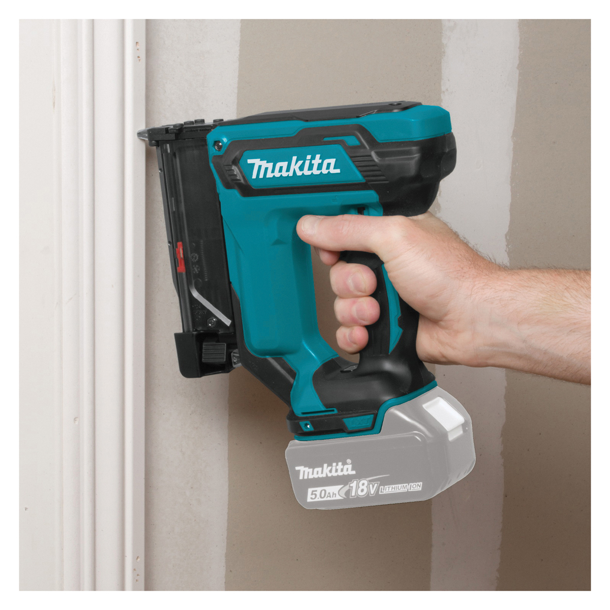 Makita XTP02Z Pin Nailer, Tool Only, 18 V, 5 Ah, 120 Magazine, 0 deg Collation, Strip Collation, 23 ga Nail - 2