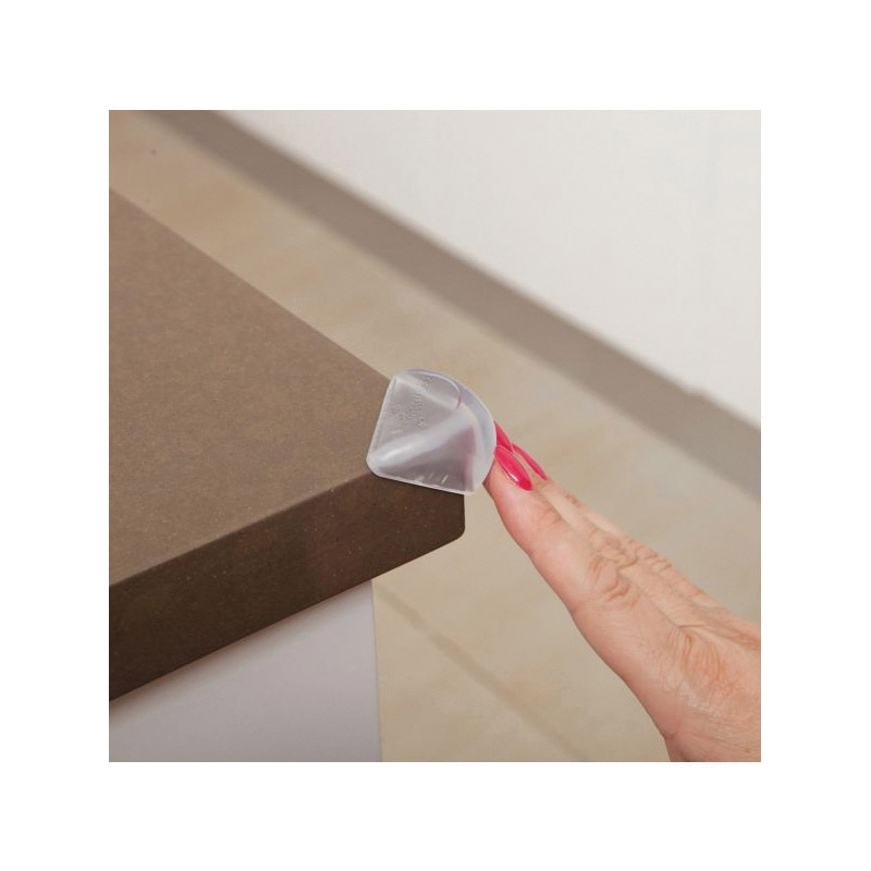 Dreambaby L839A Corner Cushion, Rubber, Translucent, Specifications: 2 Layers - 3