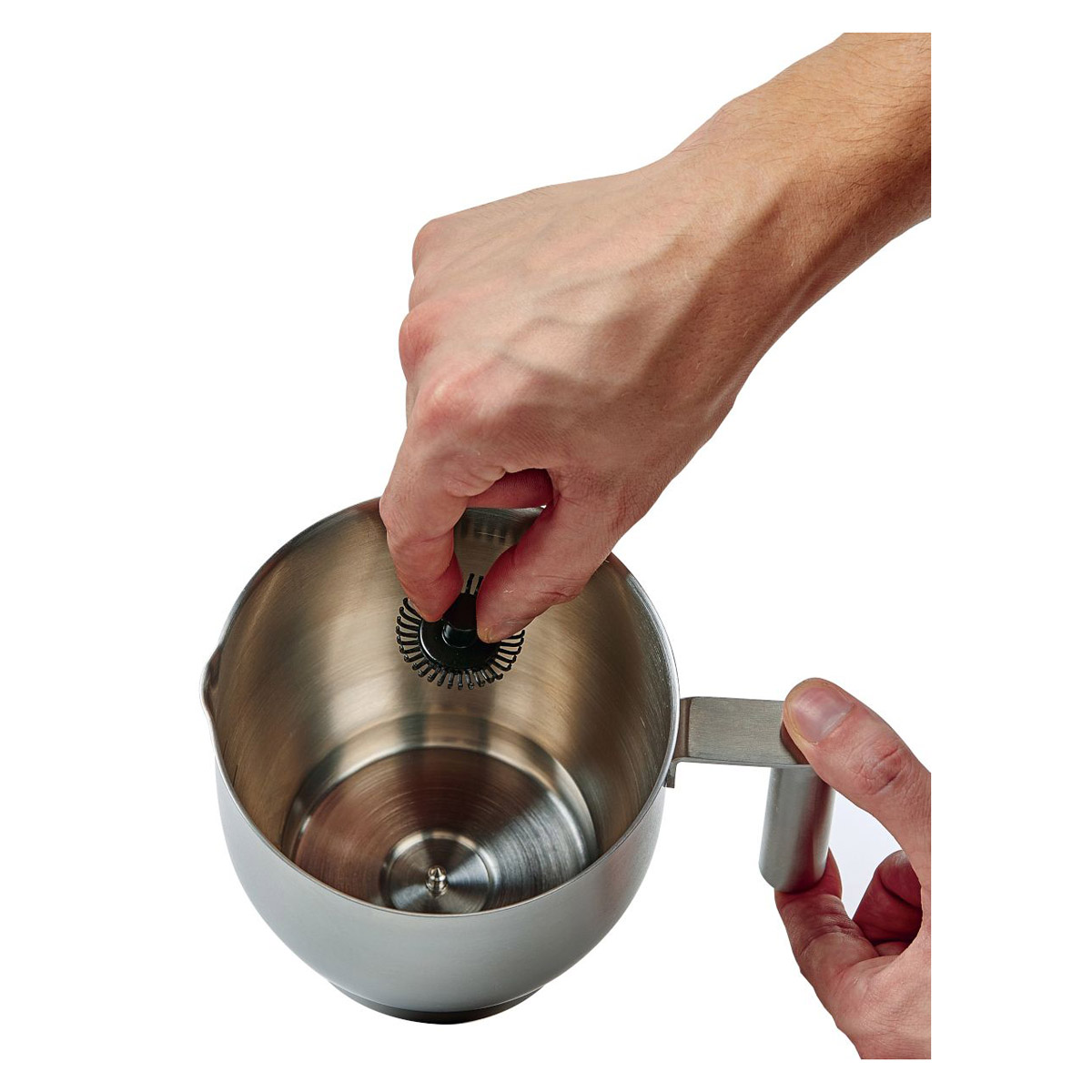 Capresso froth select Series 209.05 Milk Frother, 20 oz Capacity, 600 W, Stainless Steel, Silver - 2