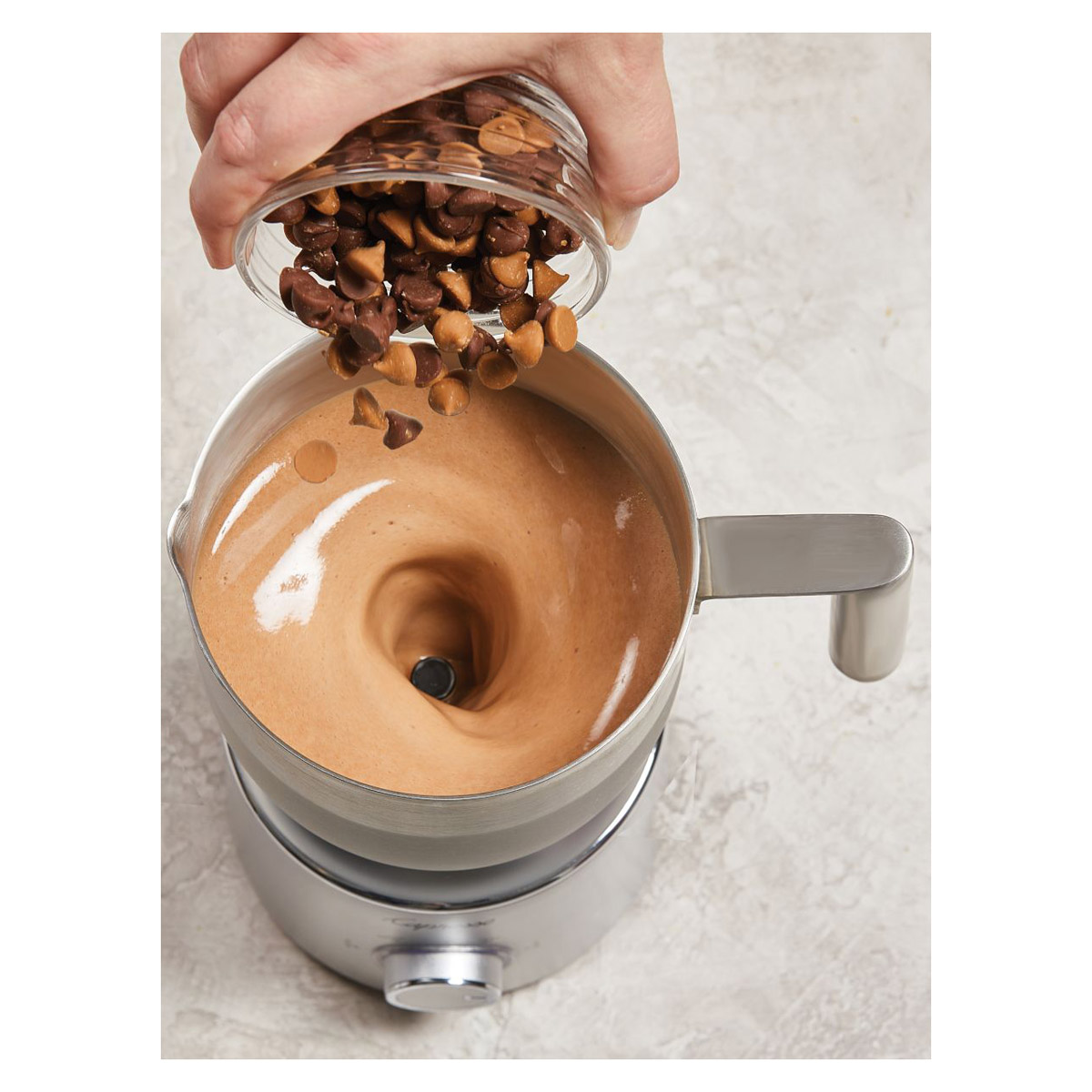 Capresso froth select Series 209.05 Milk Frother, 20 oz Capacity, 600 W, Stainless Steel, Silver - 4