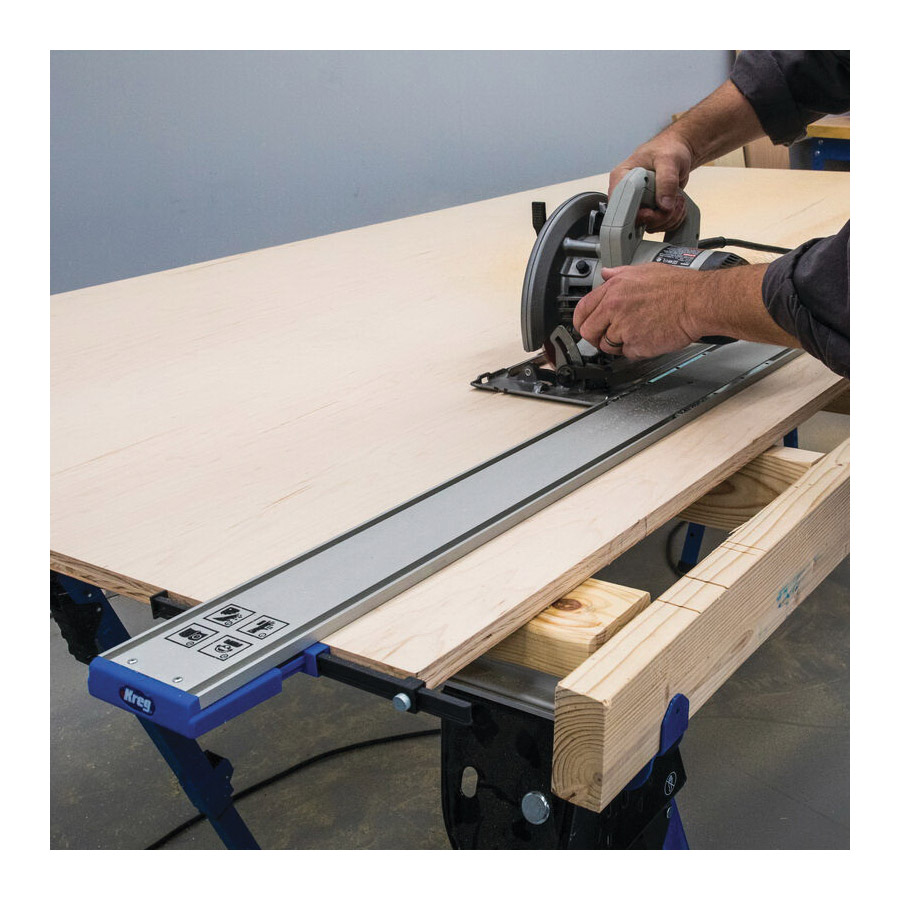 Kreg KMA4700 Series Straight Edge Guide, Specifications: XL, 8 ft Cutting Capacity, Aluminum - 4