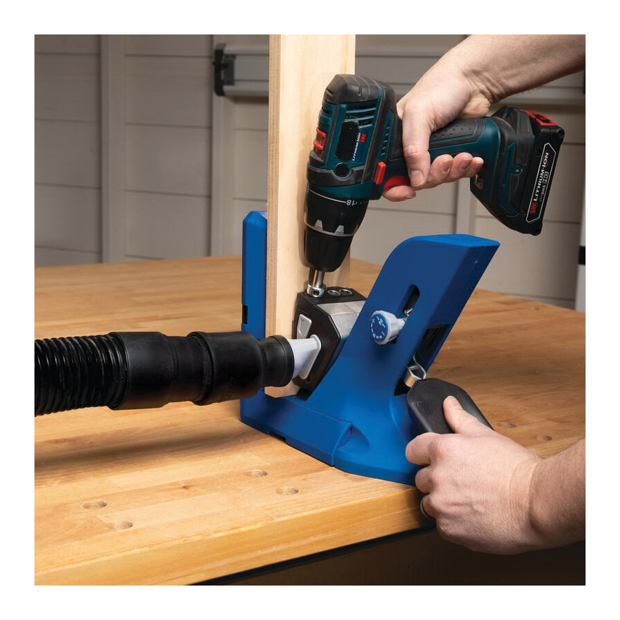 Kreg KPHJ720 Series Pocket Hole Jig, 1/2 to 1-1/2 in Clamping, Includes: Dust Collection Blade and Adapter - 4