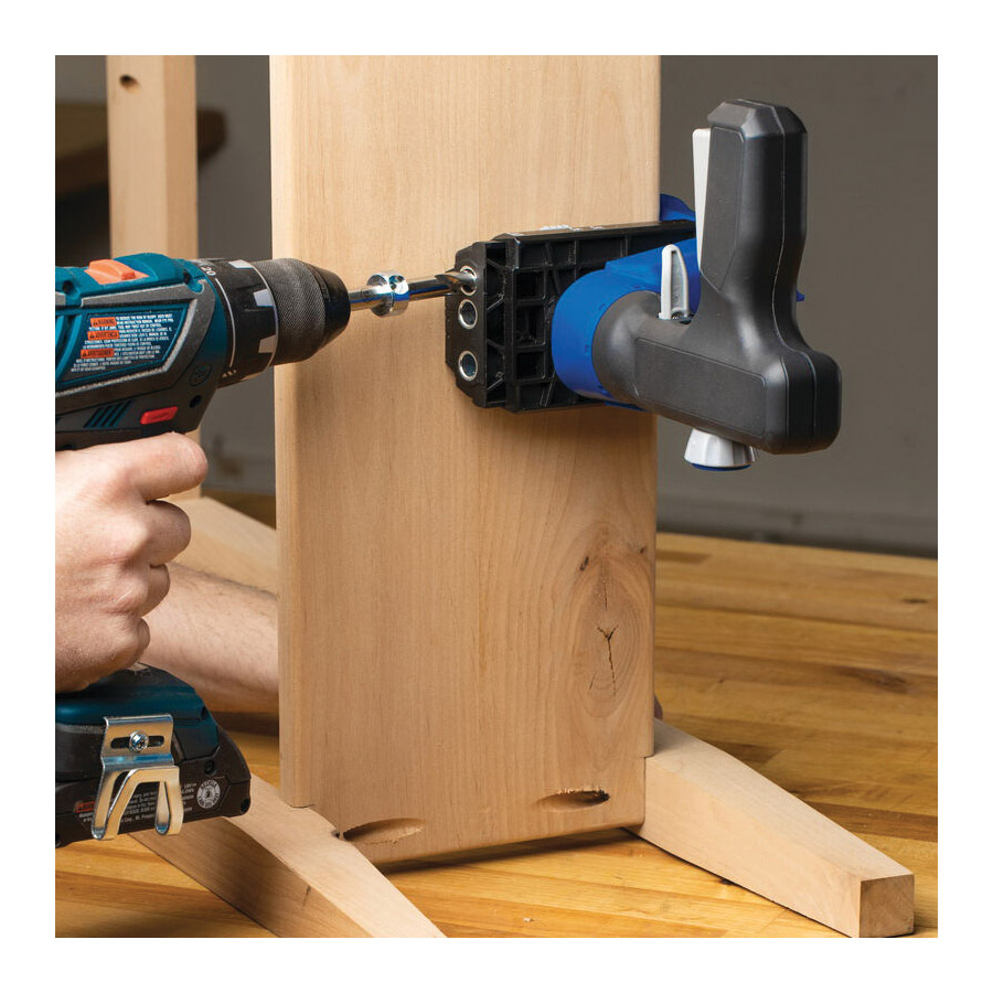 Kreg KPHJ520PRO Series Pocket Hole Jig, 1/2 to 1-1/2 in Clamping, Includes: Kreg Classic 2 in Face Clamp - 4