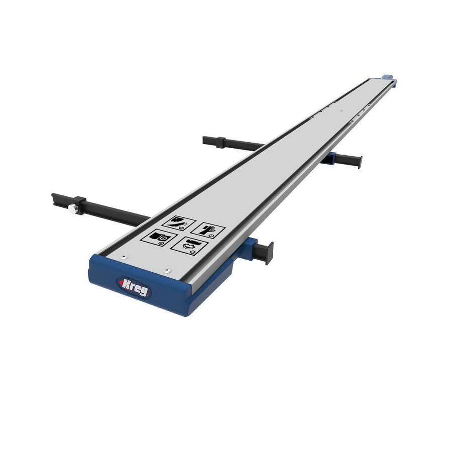 Kreg KMA4500 Series Straight Edge Guide, Specifications: 4 ft Cutting Capacity, Aluminum - 2