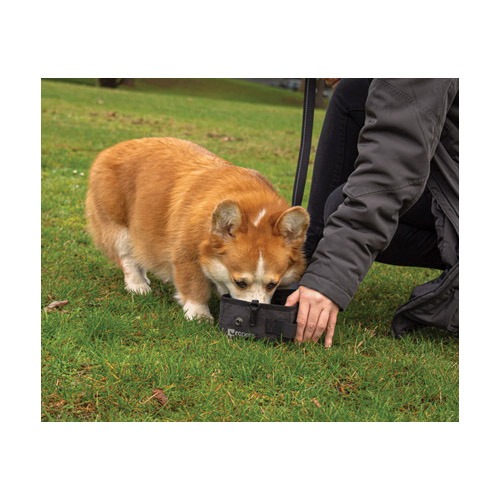 rcpets 61000001 On-The-Go Bowl, Nylon/Polyester, Heather Black - 3