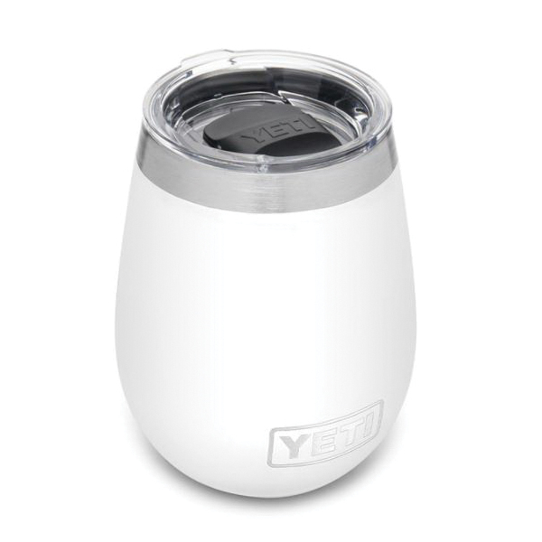 YETI Rambler 10 oz White BPA Free Wine Tumbler with MagSlider Lid - 1