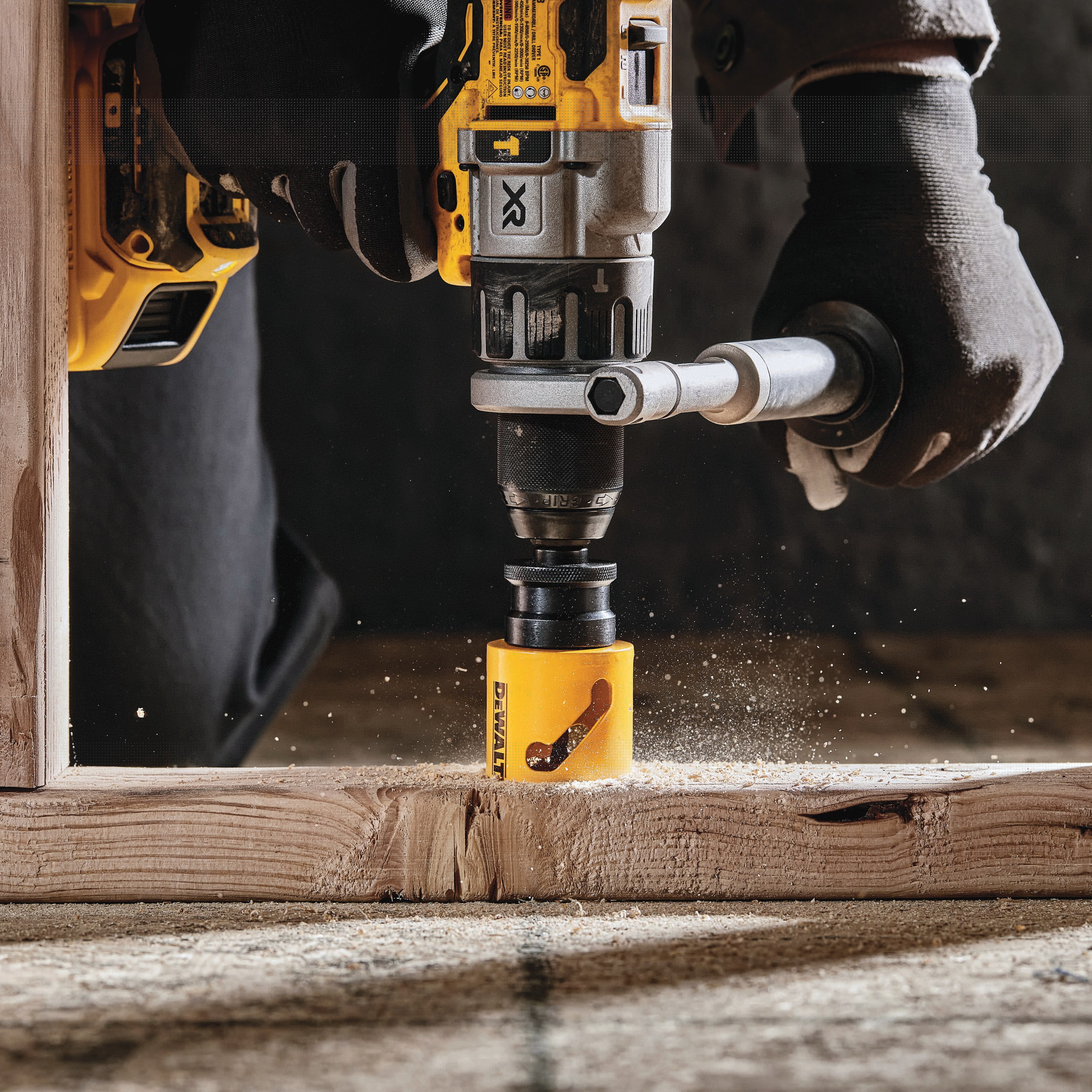 DEWALT DAH180026 Hole Saw, 1-5/8 in Dia, 1-3/4 in D Cutting, 5/8-18 Arbor, 4/5 TPI, HSS Cutting Edge - 2
