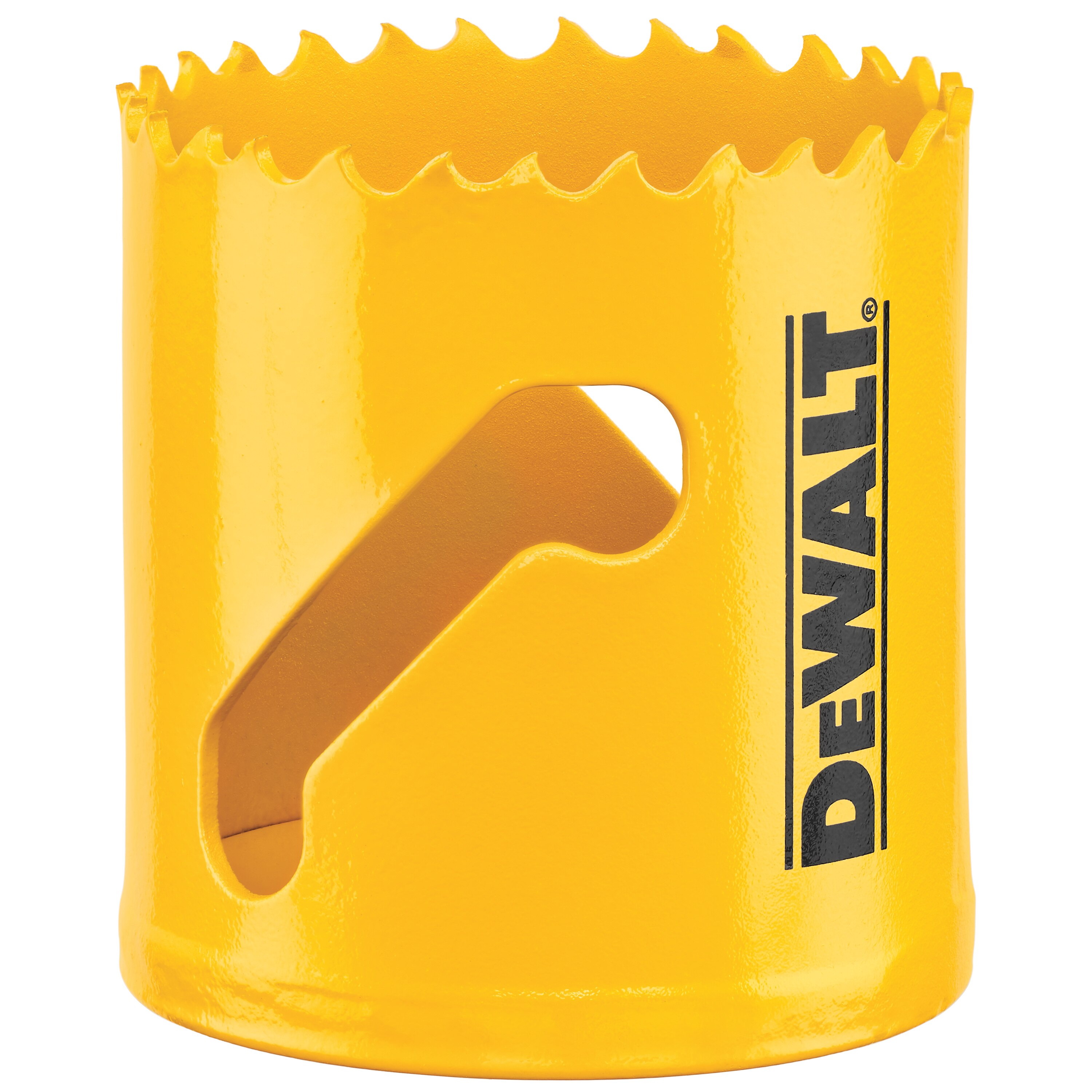 DEWALT DAH180034 Hole Saw, 2-1/8 in Dia, 1-3/4 in D Cutting, 5/8-18 Arbor, 4/5 TPI, HSS Cutting Edge - 4