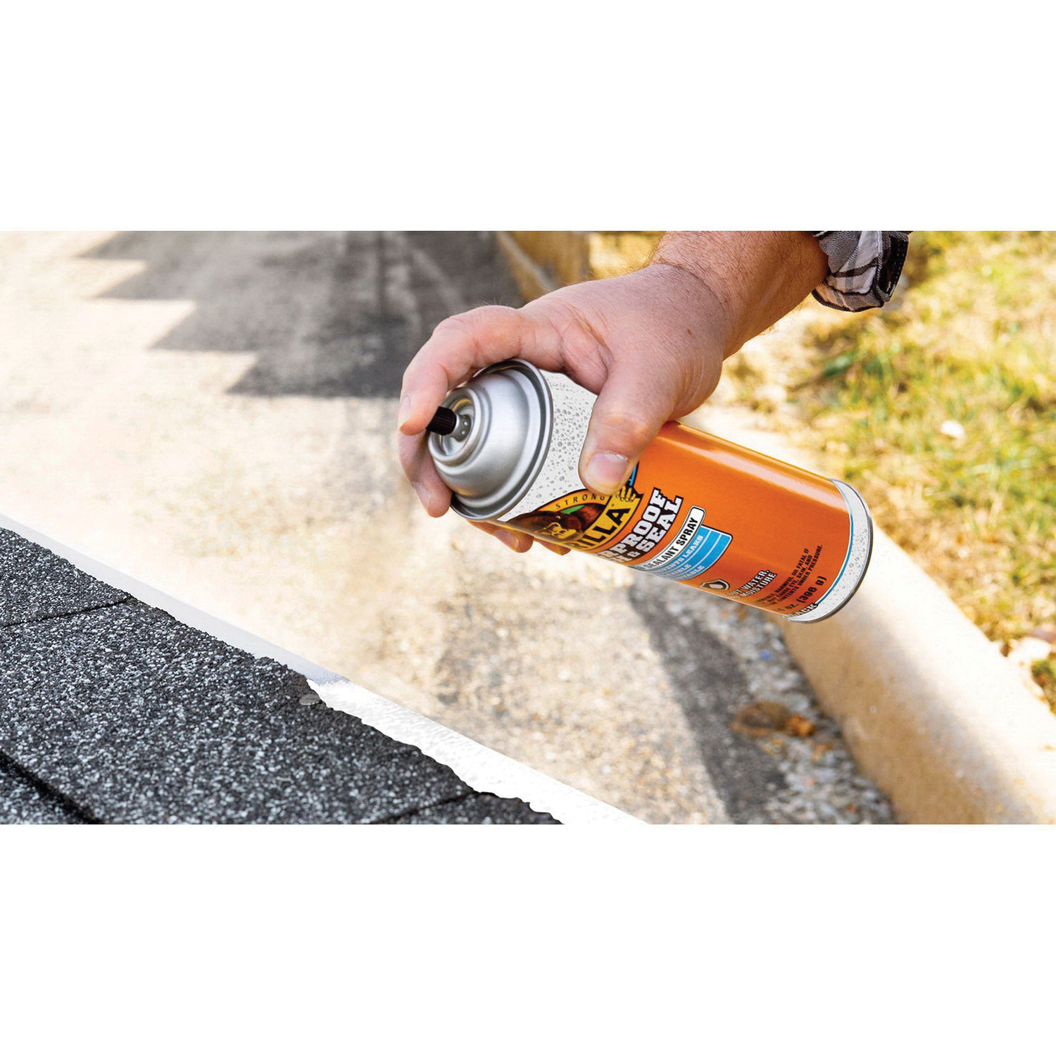 Gorilla 104054 Rubberized Spray Coating, White, 14 oz Can - 4