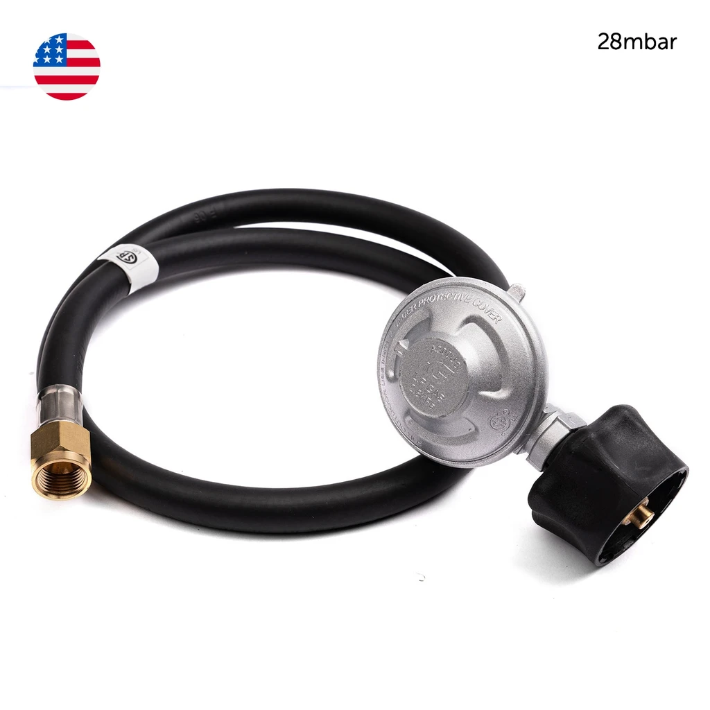 Ooni UU-P0EA00 Gas Burner, Stainless Steel, For: Ooni 3 or Ooni Karu Pizza Oven - 3