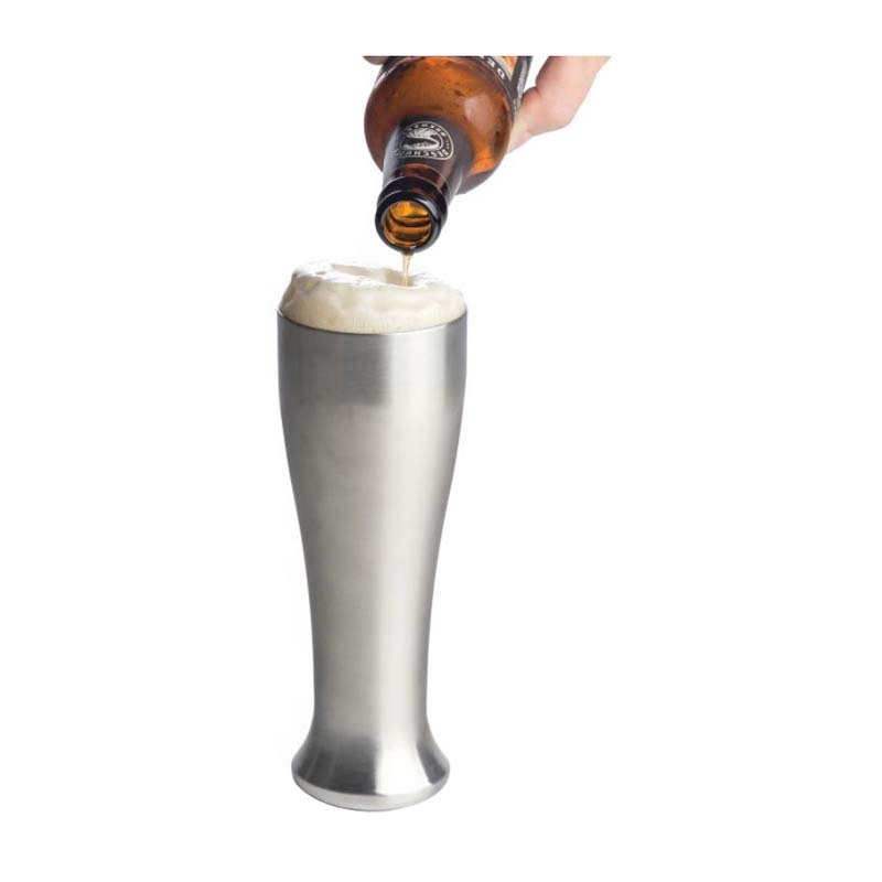 Endurance BIER Double-Wall Beer Mug, 15 oz, Stainless Steel - 3