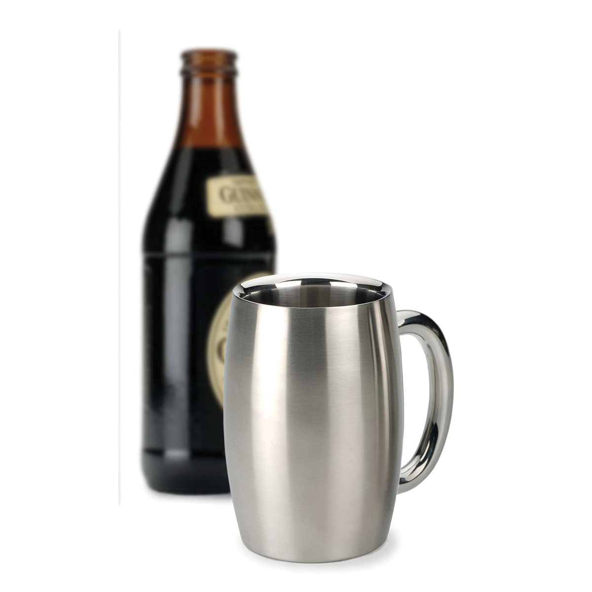 Endurance WINE-2 Wine Glass, 10 oz, Stainless Steel, Silver, Dishwasher Safe: Yes - 2