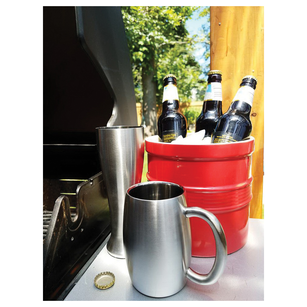 Endurance WINE-2 Wine Glass, 10 oz, Stainless Steel, Silver, Dishwasher Safe: Yes - 3