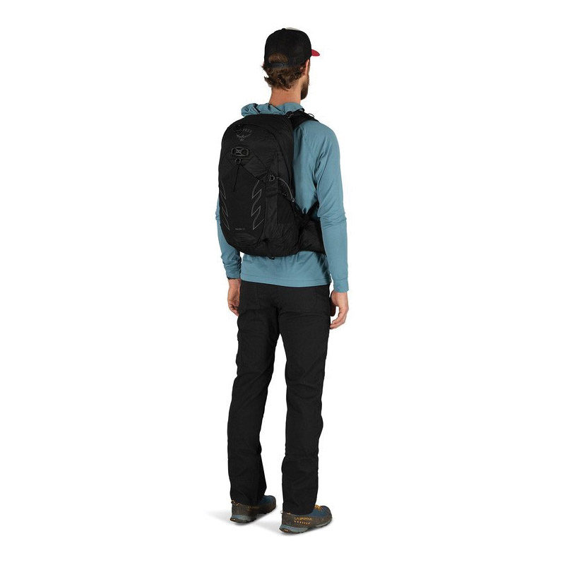 Osprey Talon 22 Series 10002708 Hiking Bag, Men's, 22 L, 5-Compartment, Nylon, Stealth Black - 4