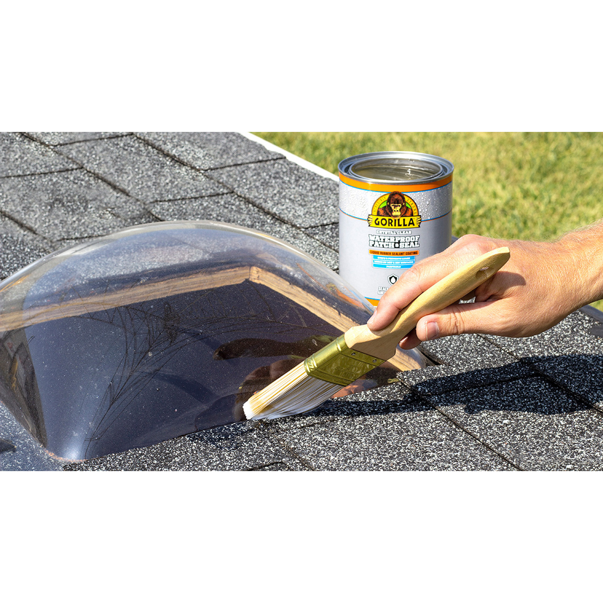 Gorilla 105341 Rubberized Coating, Waterproof, Clear, 32 oz - 2