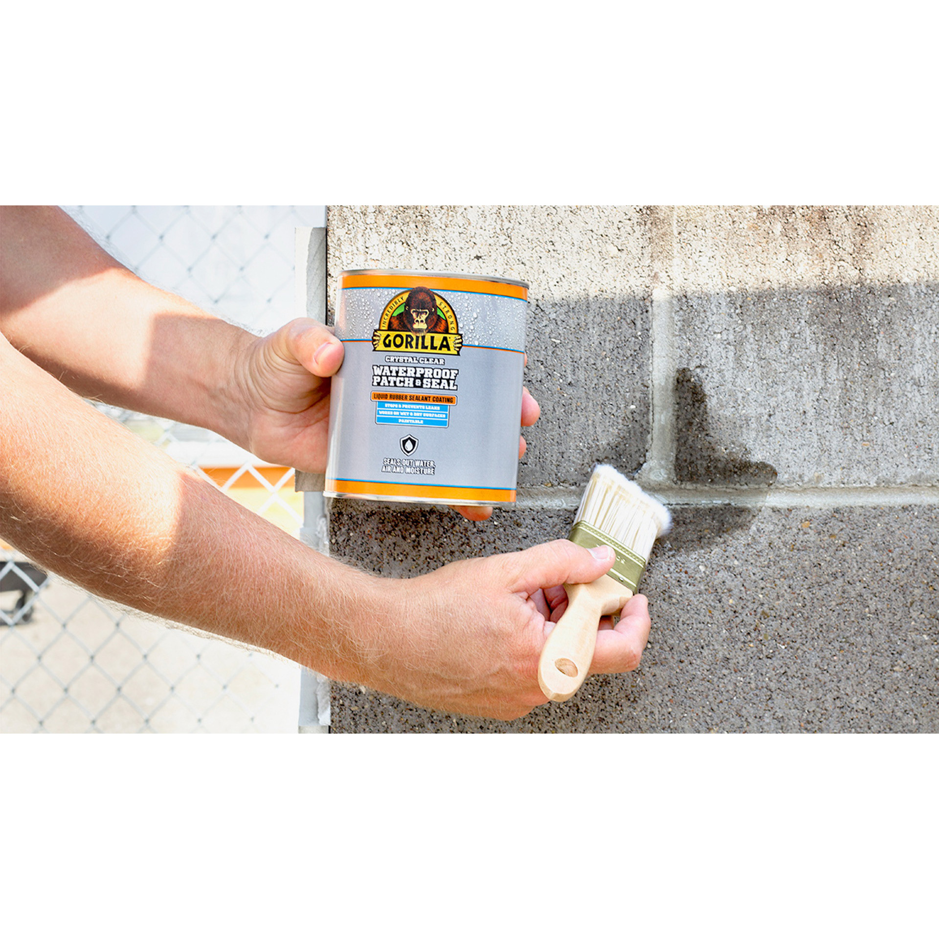 Gorilla 105341 Rubberized Coating, Waterproof, Clear, 32 oz - 3