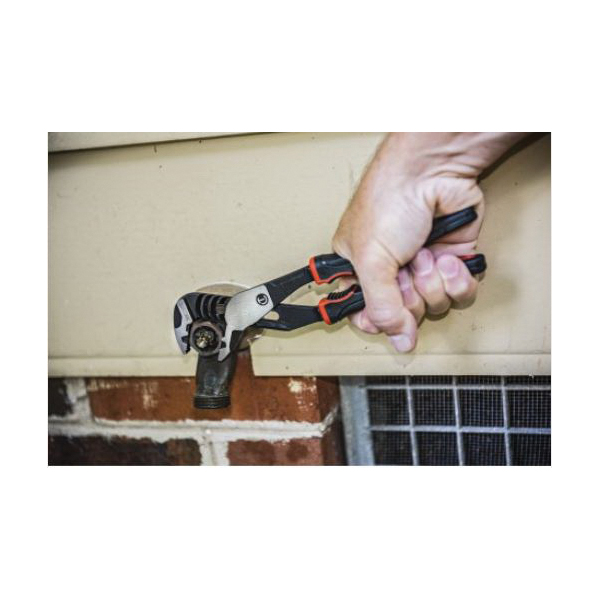 Crescent K9 Z2 Series RTZ28CG Tongue and Groove Plier, 8-1/2 in OAL, 1.6 in Jaw Opening, Black/Rawhide Handle - 3