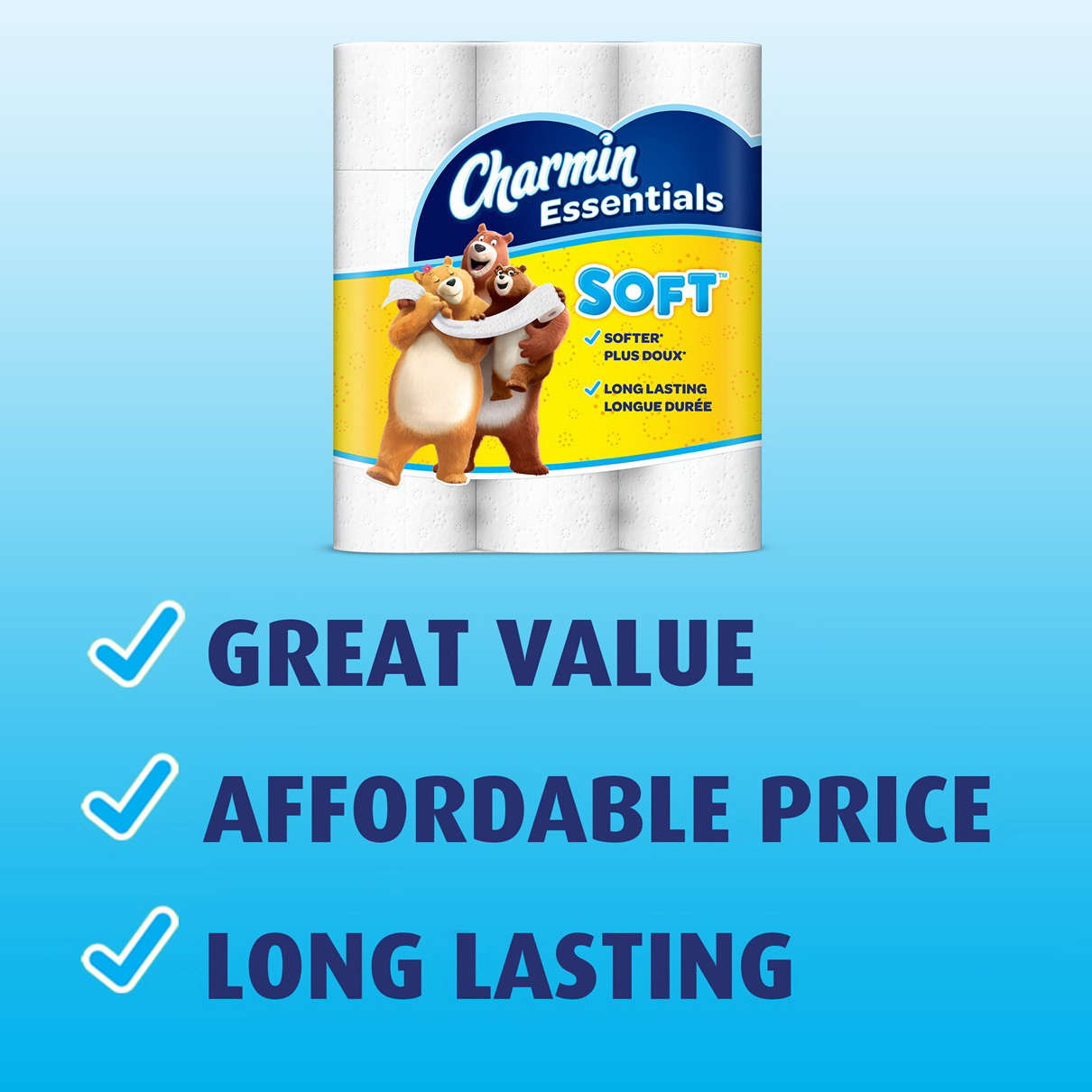 Charmin Essentials Soft 60251 Toilet Paper, Paper - 5