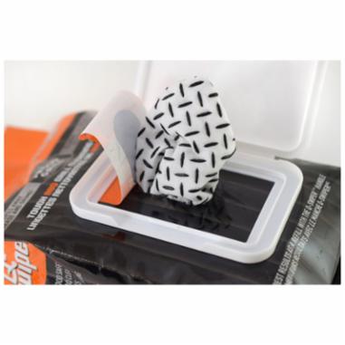 Proud Grill Q-Swiper 2400C BBQ Grill Cleaning Wipe Refill, Black/White - 2