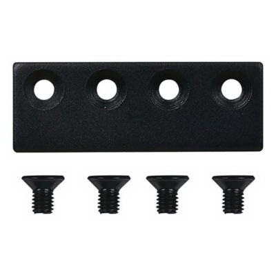 National Hardware N700-106 Connecting Adapter, 3-1/8 in, Steel, Matte Black - 2