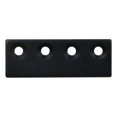 National Hardware N700-106 Connecting Adapter, 3-1/8 in, Steel, Matte Black - 3