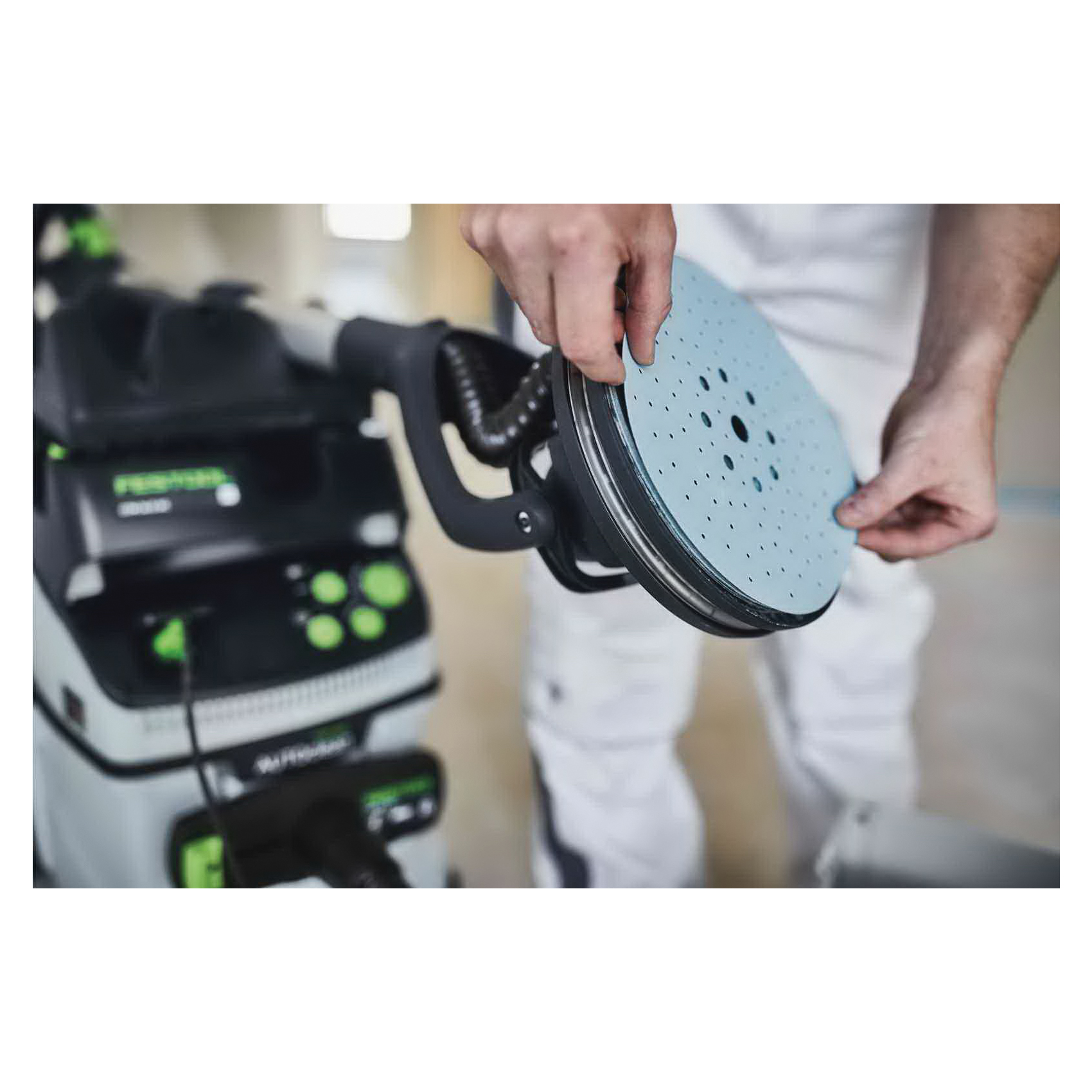 Festool Granat 205660 Abrasive Sheet, 225 mm Dia, P180 Grit, Super Fine, Aluminum Oxide/Ceramic Abrasive - 2