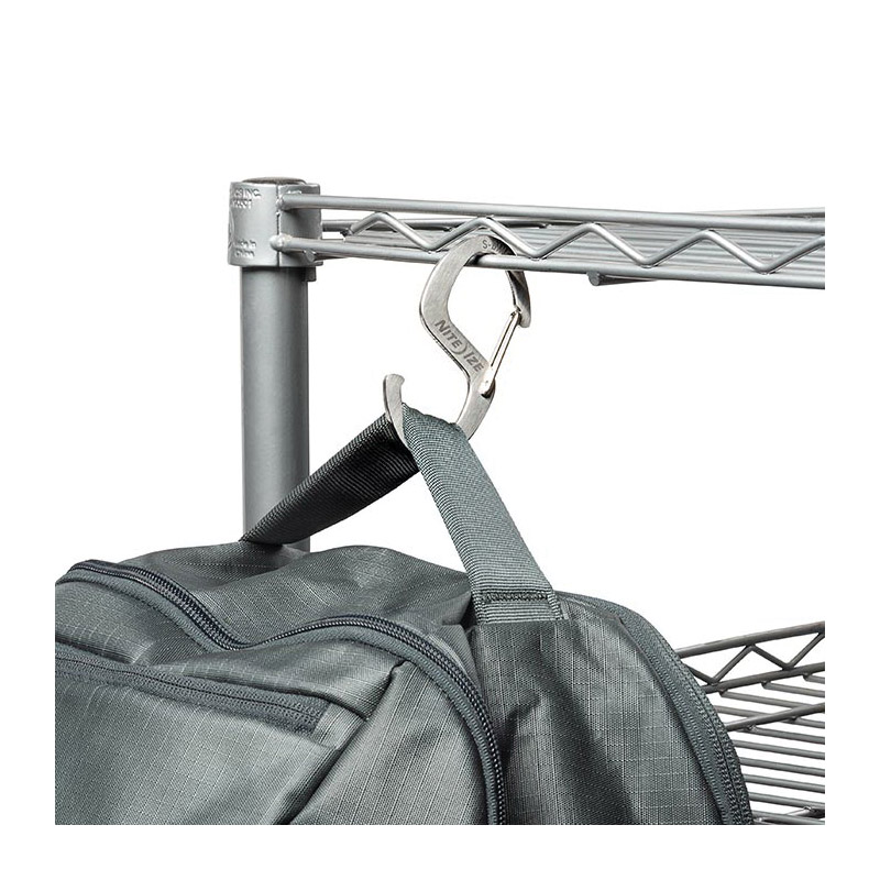Nite Ize Hook 'N Hold Series SBH-11-R6 S-Hook, 75 lb Working Load, Stainless Steel - 2