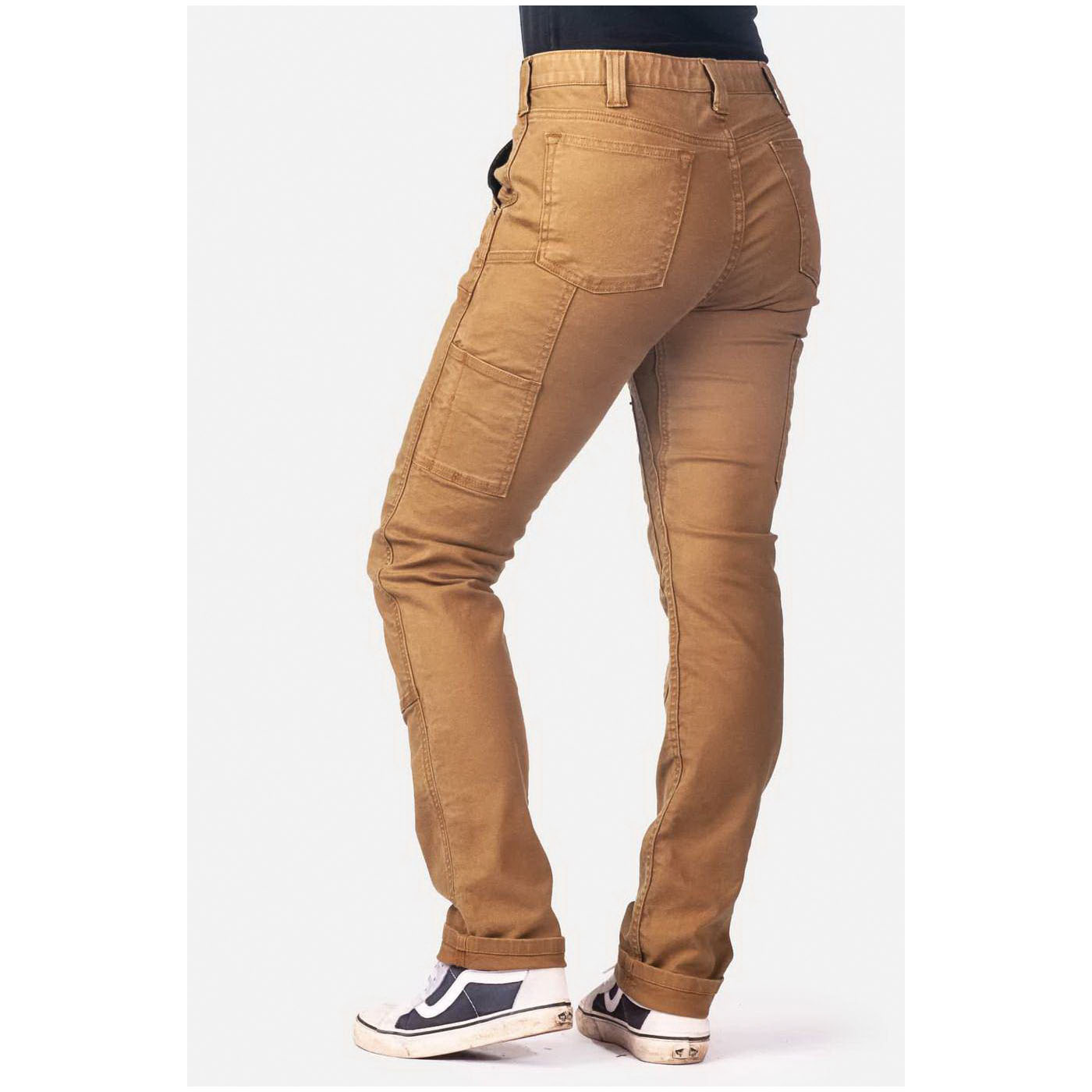 Dovetail Workwear Maven X Series DWS21P5C220 6x32 Pants, 6, 72.4 to 77.5 in, 32 in L, Saddle Brown, Slim, Stretchable - 2