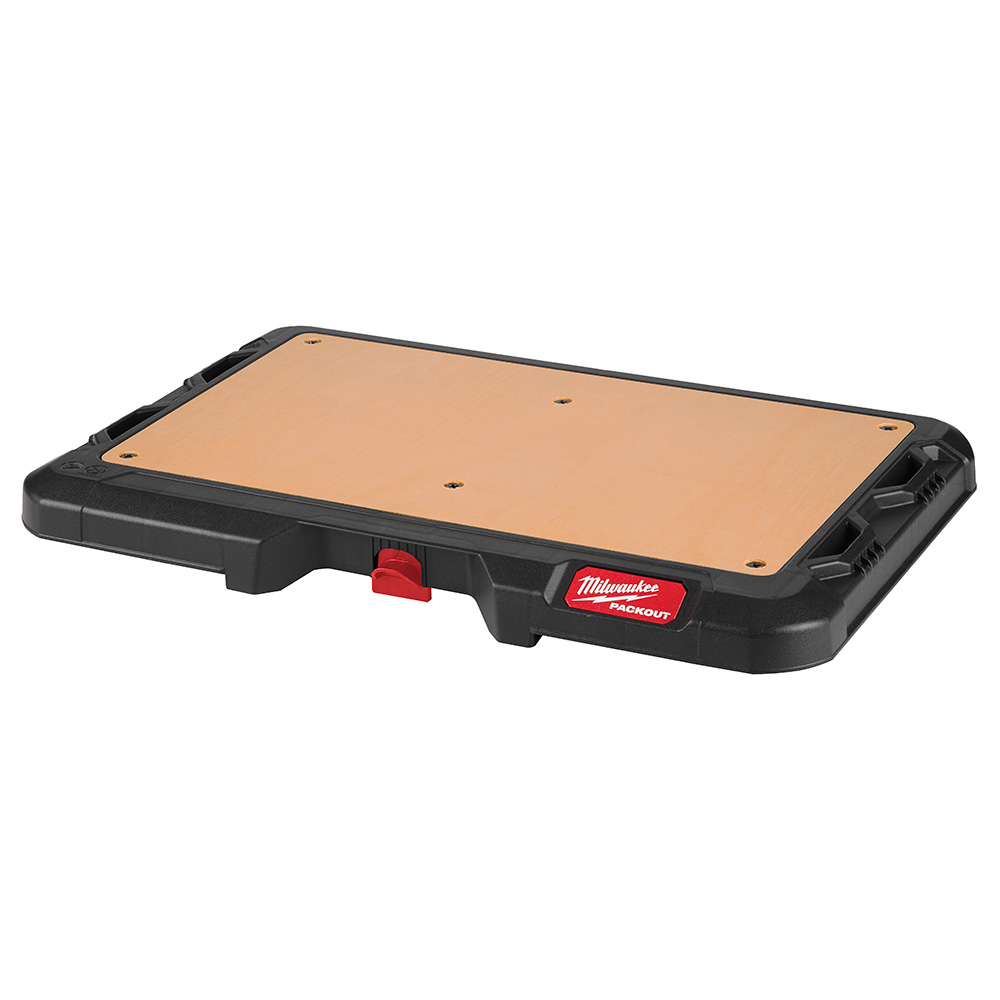 Milwaukee PACKOUT 48-22-8488 Customizable Work Top, 50 lb, Wood Surface, 23.9 in W, 15.32 in D, 2 in Thick