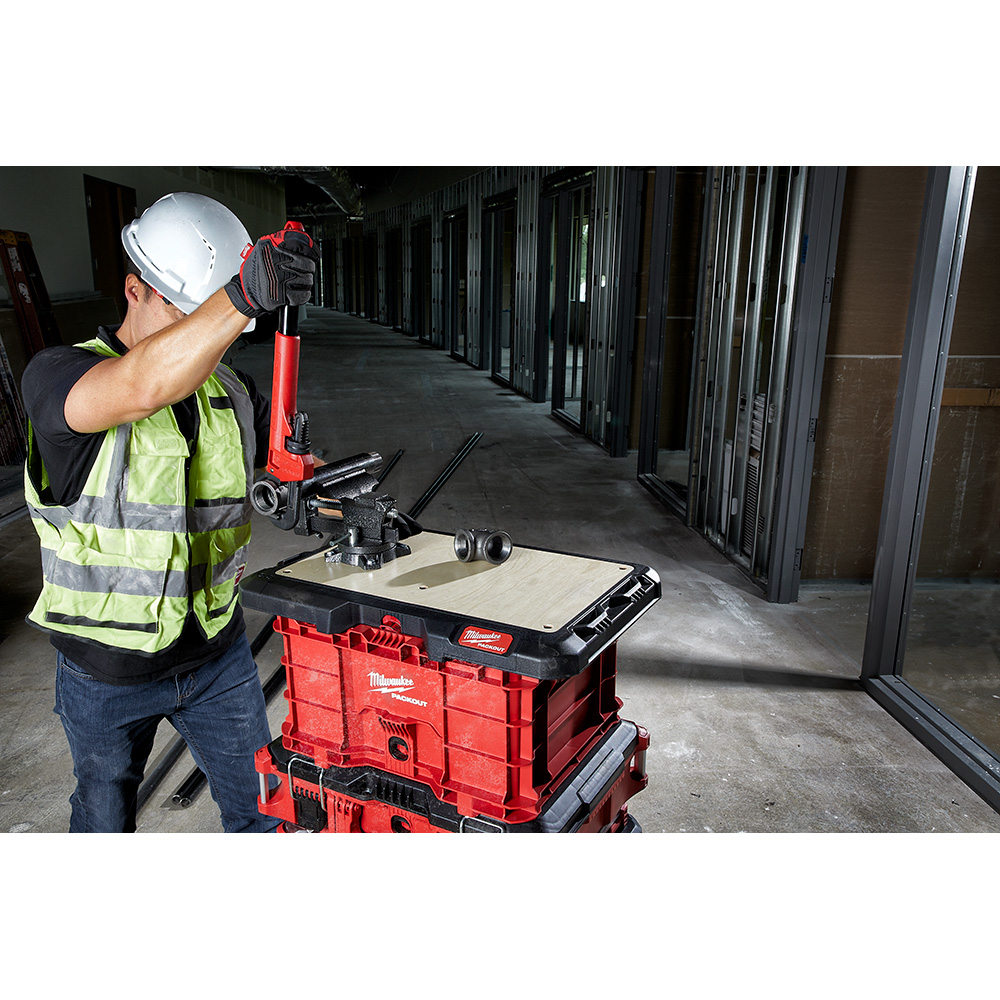 Milwaukee PACKOUT 48-22-8488 Customizable Work Top, 50 lb, Wood Surface, 23.9 in W, 15.32 in D, 2 in Thick - 5