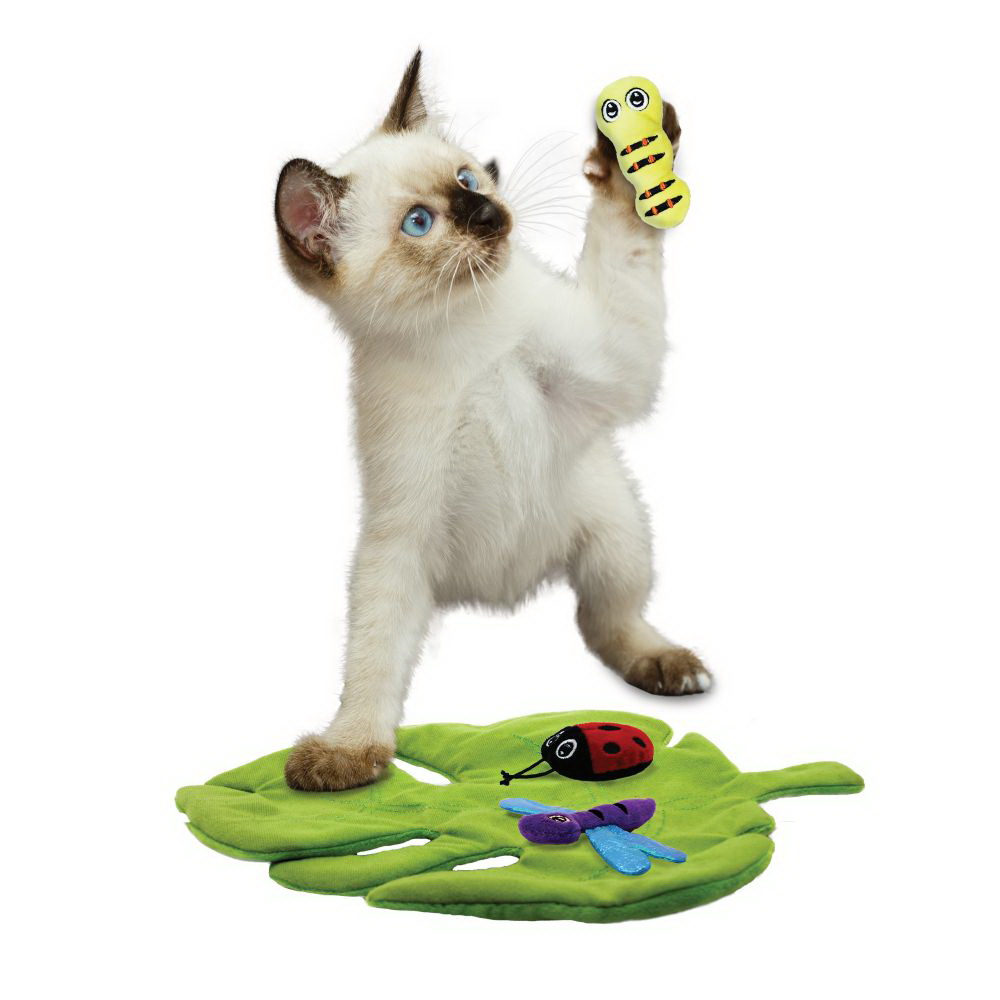Kong Pull-A-Partz 803 Bugz Toy, One-Size, Multi-Color - 2