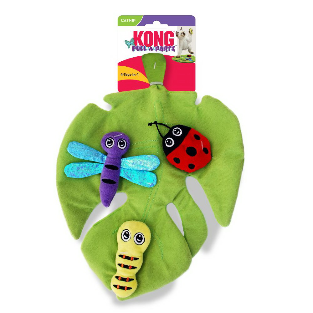 Kong Pull-A-Partz 803 Bugz Toy, One-Size, Multi-Color - 3
