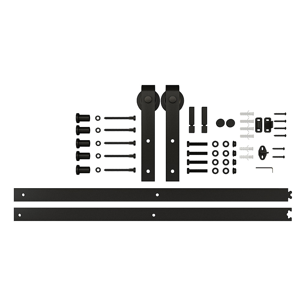 National Hardware N700-003 Classic Interior Barn Door Kit, Steel, Matte, Top - 2