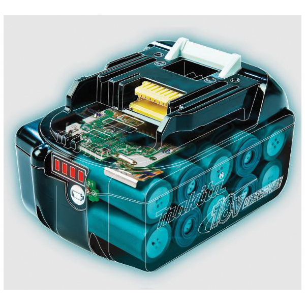 Makita BL1850BDC2 Battery and Rapid Optimum Charger Starter Pack, 18 V Battery, 5 Ah, 45 min Charging - 4