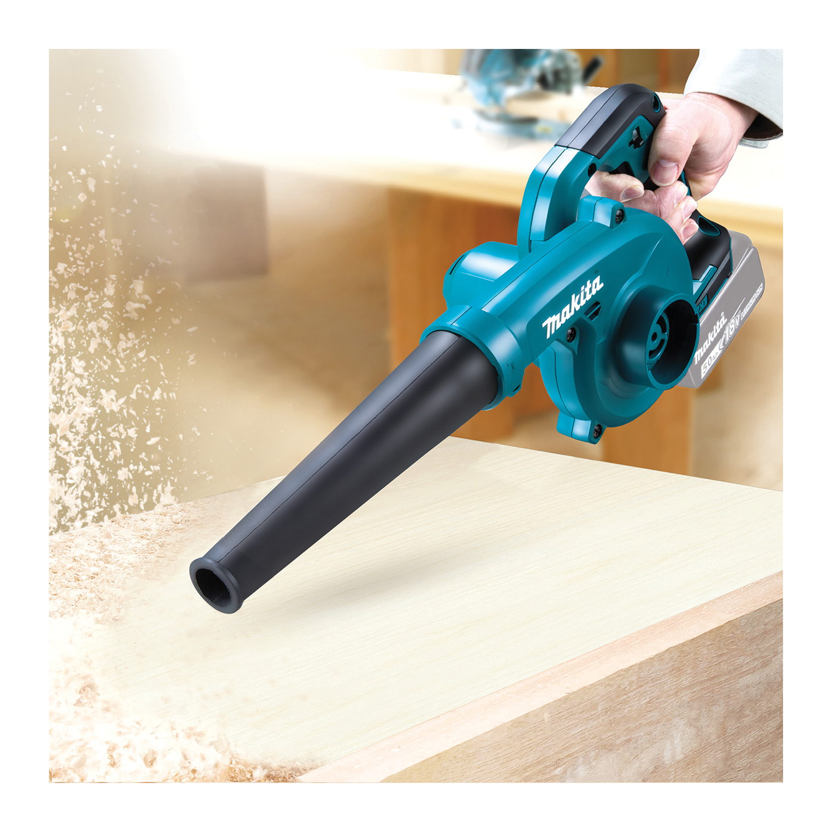 Makita LXT XBU05Z Cordless Blower, 5 Ah, 18 V, Lithium-Ion, 3-Speed, 113 cfm Air, 17 min Run Time - 3