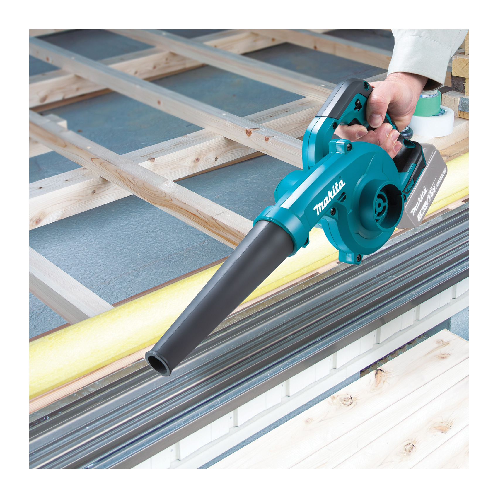 Makita LXT XBU05Z Cordless Blower, 5 Ah, 18 V, Lithium-Ion, 3-Speed, 113 cfm Air, 17 min Run Time - 4