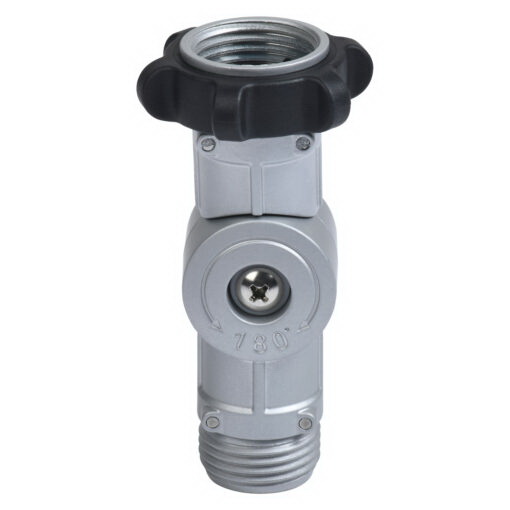 Melnor 15697 Swivel Hose Connector, Metal, Silver - 2