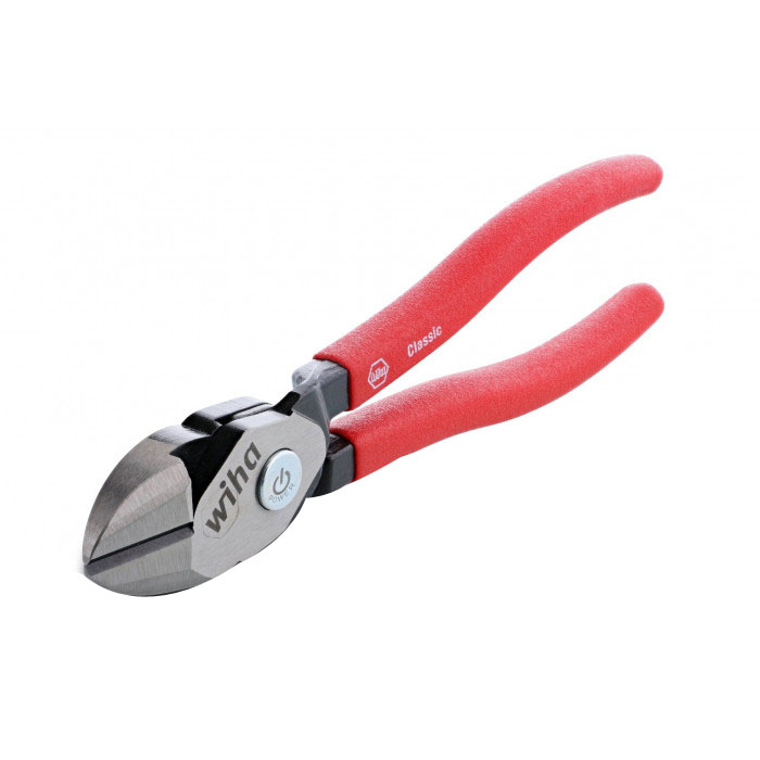 Wiha 32636 Compound Cutter, 8 in OAL, Red Handle, Textured Handle, 1.16 in W Jaw, 0.9 in L Jaw - 2