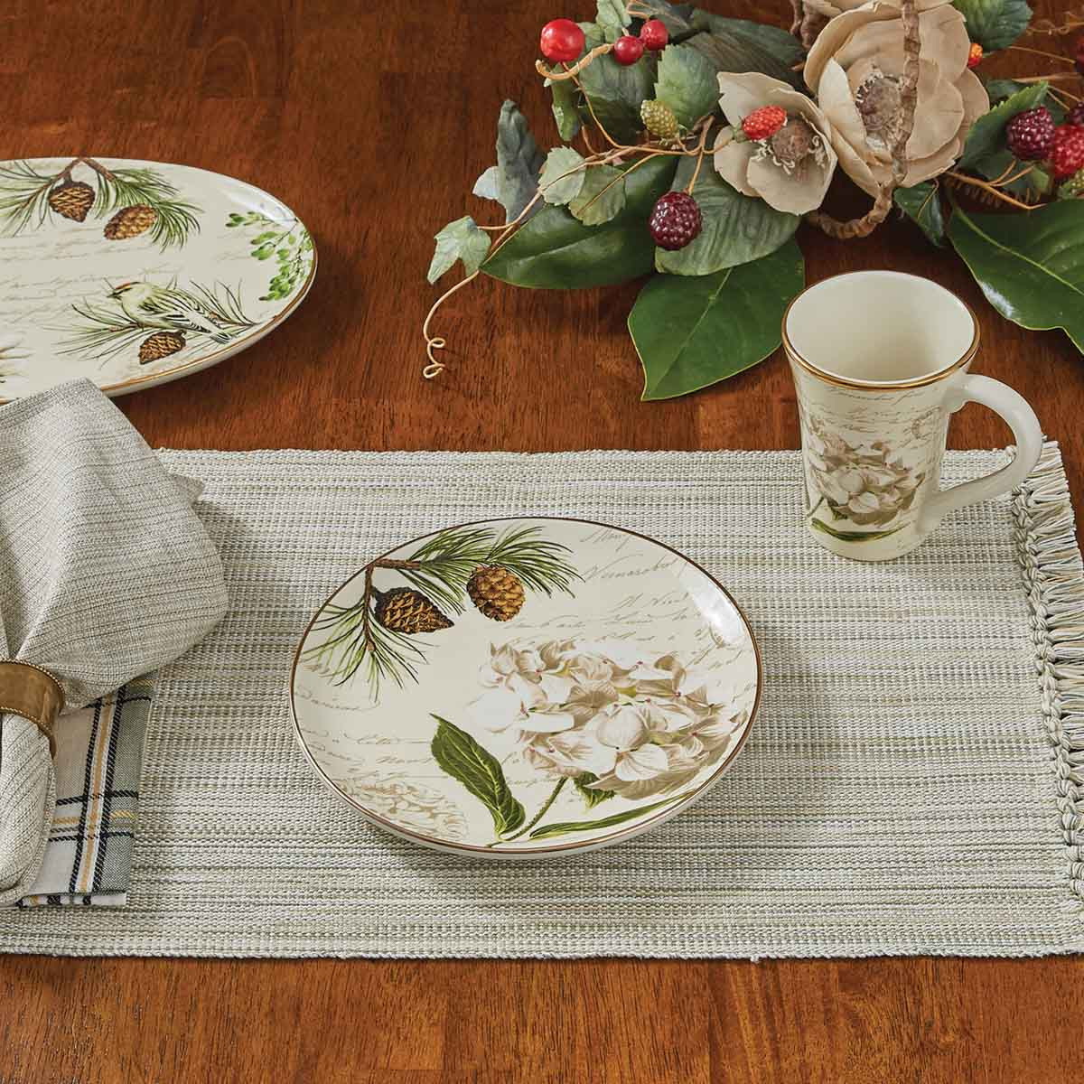 Park Designs 111-01CR Placemat, 19 in L, 13 in W, Irish Cream, Casual Classics Design - 2