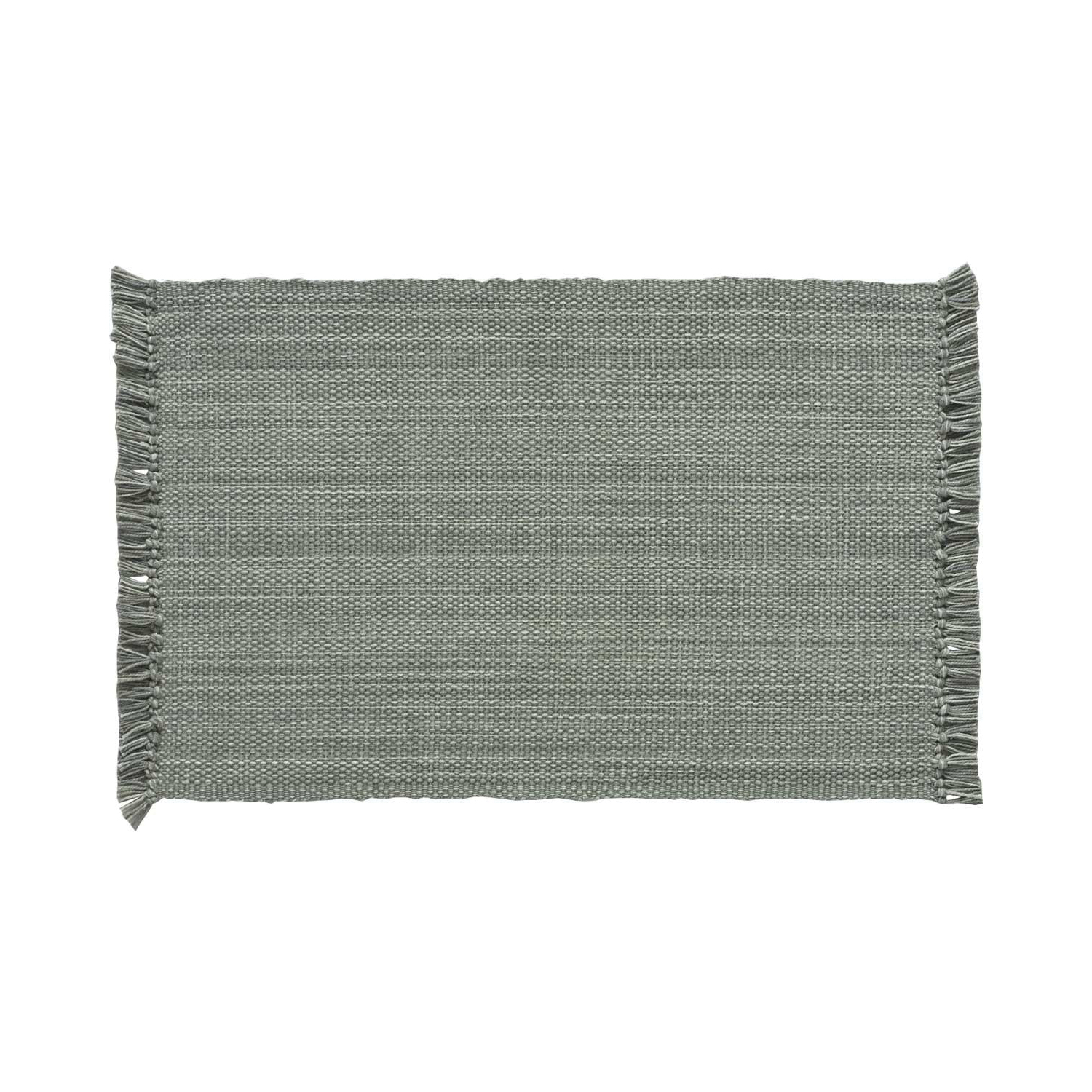 Park Designs 111-01PW Placemat, 19 in L, 13 in W, Pewter, Casual Classics Design - 2