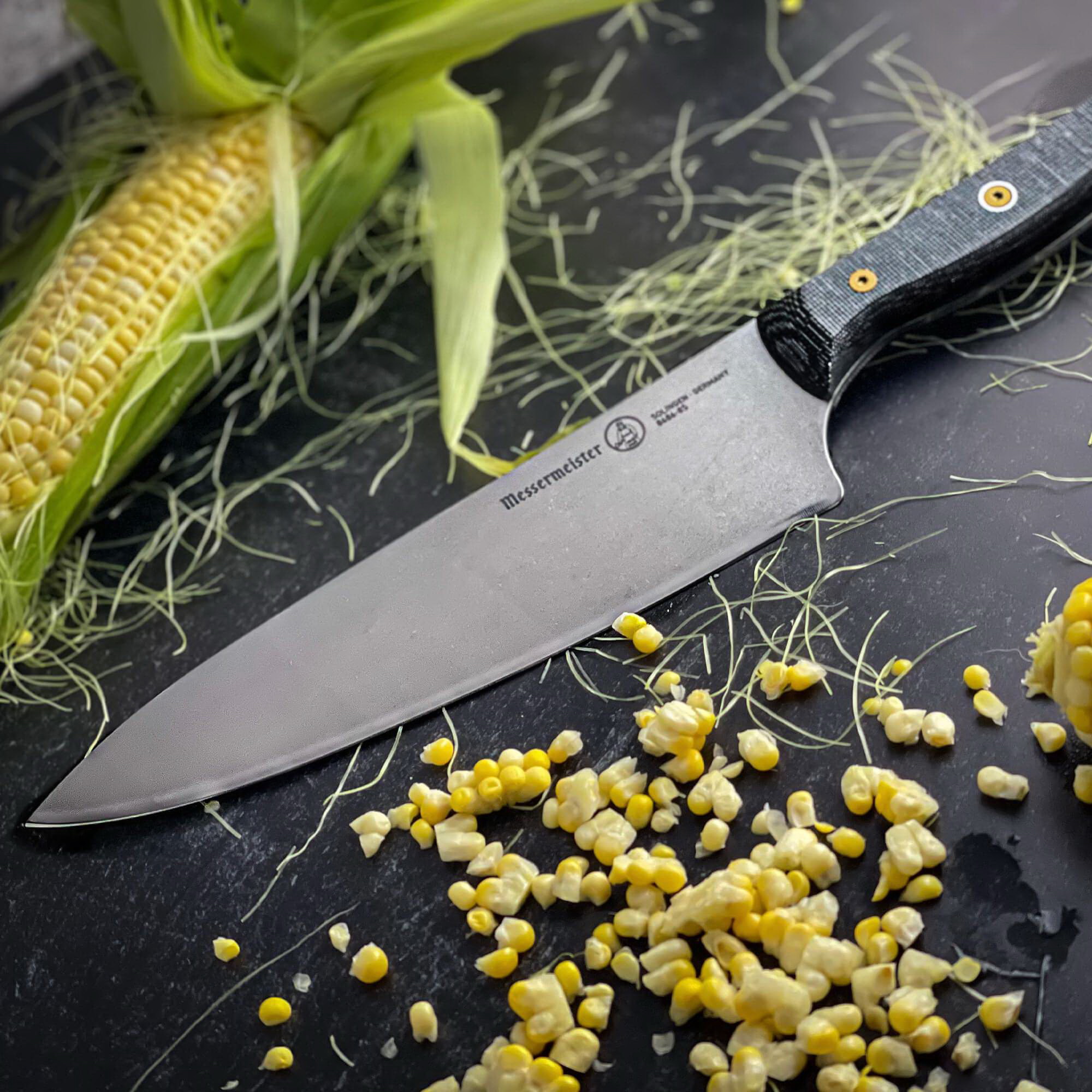 Messermeister Custom Series 8686-8S Chef's Knife, Stainless Steel Blade, Canvas/Non-Phenolic Resin Handle - 5
