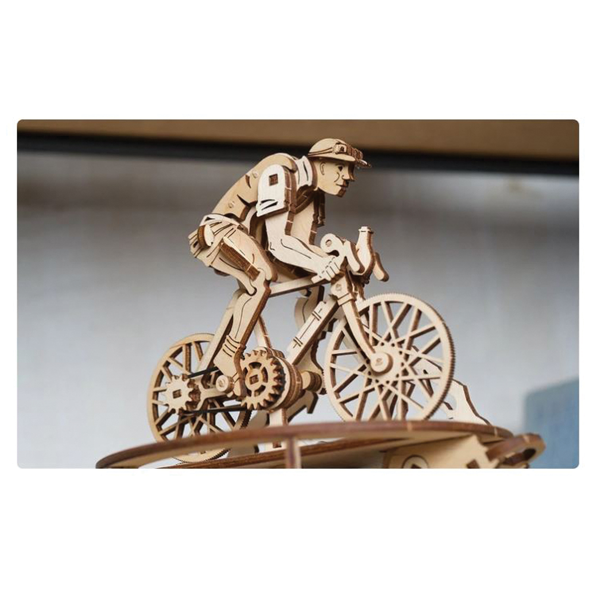 Ugear UTG0077 Automaton Cyclist Model, 14+ years, Wood, 189-Piece - 2
