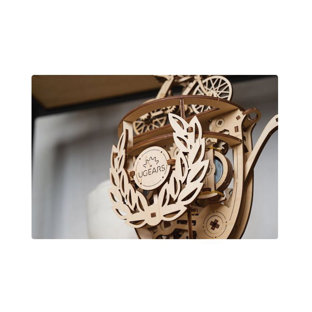 Ugear UTG0077 Automaton Cyclist Model, 14+ years, Wood, 189-Piece - 3